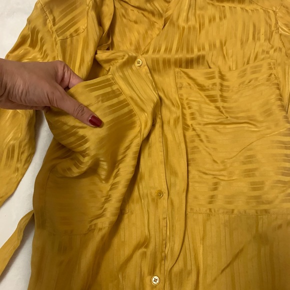 Silk Shirt Top - Picture 2 of 3